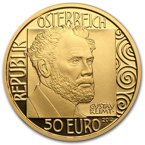 2012 Austria Gold Proof €50 Klimt Series (Adele Bloch-Bauer) 2012 Austria Gold Proof €50 Klimt Series (Adele Bloch-Bauer)